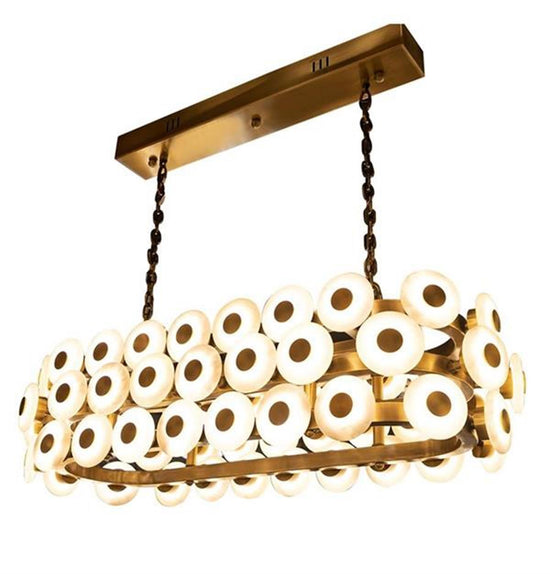 Efes Antique Dining Table Top Living Room Led Chandelier