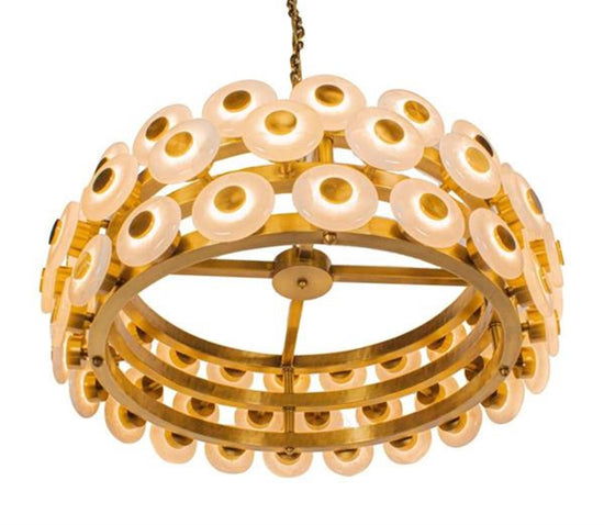 Efes Antique Marble Led Chandelier