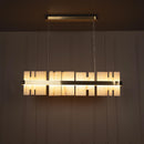 Ekho Antique Marble Dining Table Top Pendant Light Chandelier 120 Cm - Heka Lighting & Trading Limited