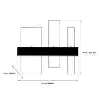 Ekho Antique Marble Led Wall Sconce - Heka Lighting & Trading Limited