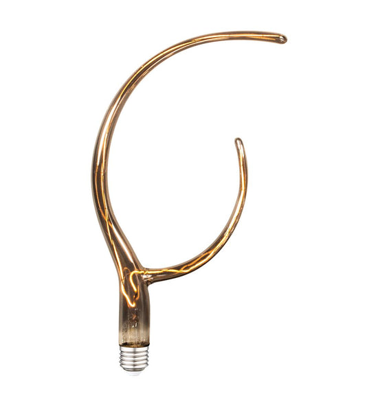 Smoked 6W 2200K Horn Big E27 Led Bulb Erd-242