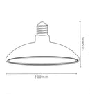 Erd-298 Strip Filament Led Honey Glass 6W 2500K E27