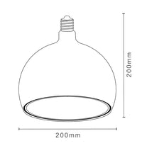 Erd-301 Strip Filament Led Smoked Glass 6W 2500K E27
