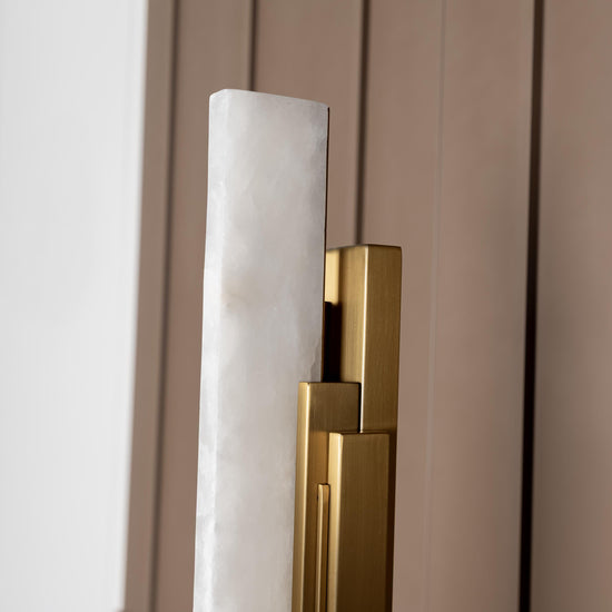 Gabon Marble Gold Floor Lamp