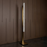 Gabon Marble Gold Floor Lamp - Heka Lighting & Trading Limited