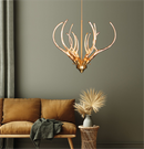 Galata 6-Piece Antique Glass Chandelier - Heka Lighting & Trading Limited
