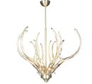 Galata 6-Piece Antique Glass Chandelier - Heka Lighting & Trading Limited