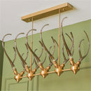 Galata 10-Piece Antique Glass Dining Table Chandelier - Heka Lighting & Trading Limited