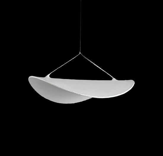 Galaxy Soft Touch White Dalga Pendant Light Chandelier 60 Cm