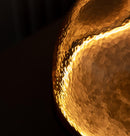 Gambia Honey Glass Black Table Lamp 38 Cm - Heka Lighting & Trading Limited