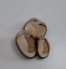 Gambia Three Honey Glass Black Wall Sconce 55 Cm - Heka Lighting & Trading Limited