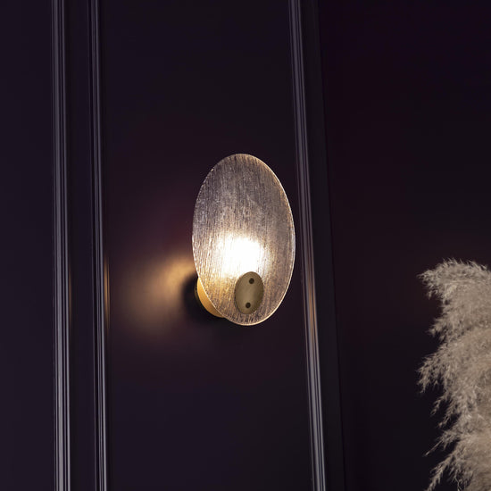 Gana White Frosted Glass Antique Wall Sconce
