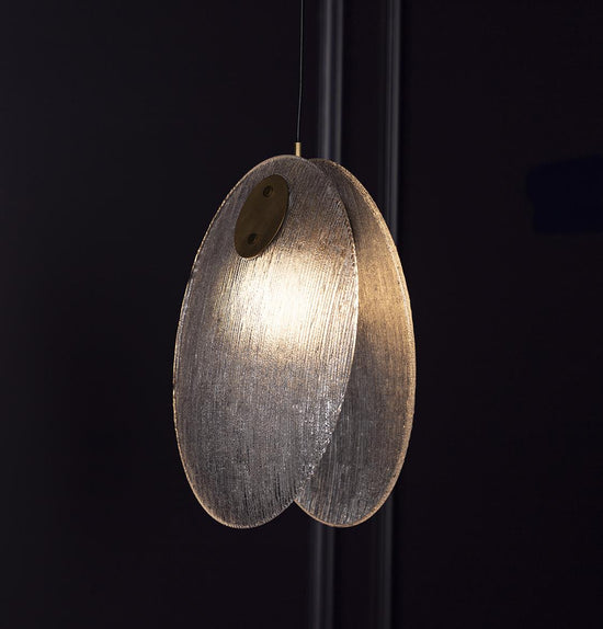 Gana Two White Frosted Glass Antique Pendant Light 43 Cm