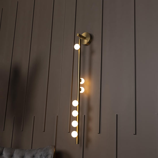 Gine Marble Bulk Antique Wall Sconce 103 Cm