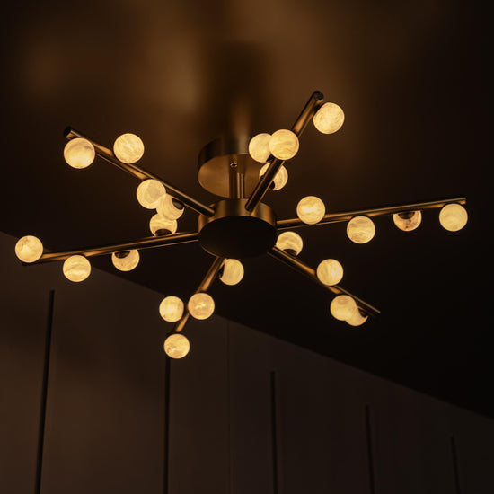 Gine Marble Bulk Antique Chandelier 85 Cm