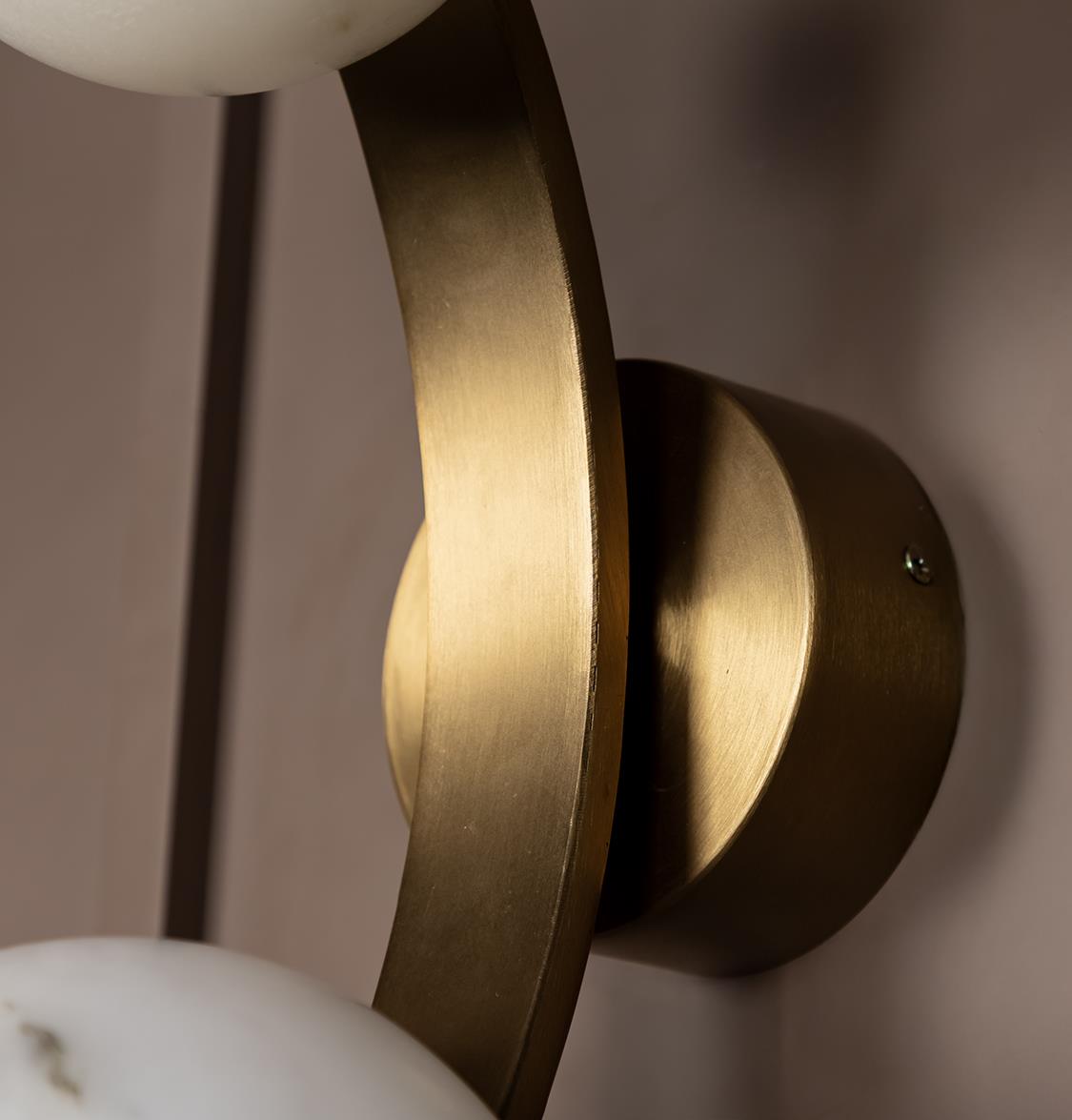 Hartum Marble Antique Wall Sconce - Heka Lighting & Trading Limited