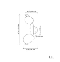 Hartum Marble Antique Wall Sconce - Heka Lighting & Trading Limited