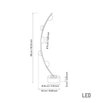 Hartum Marble Antique Floor Lamp - Heka Lighting & Trading Limited