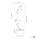 Hartum Marble Antique Table Lamp - Heka Lighting & Trading Limited