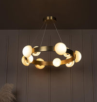Hartum Marble Antique Chandelier 80 Cm - Heka Lighting & Trading Limited
