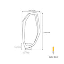 Hatila Gold Led Wall Sconce - Heka Lighting & Trading Limited