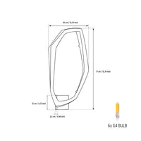 Hatila Gold Led Wall Sconce - Heka Lighting & Trading Limited