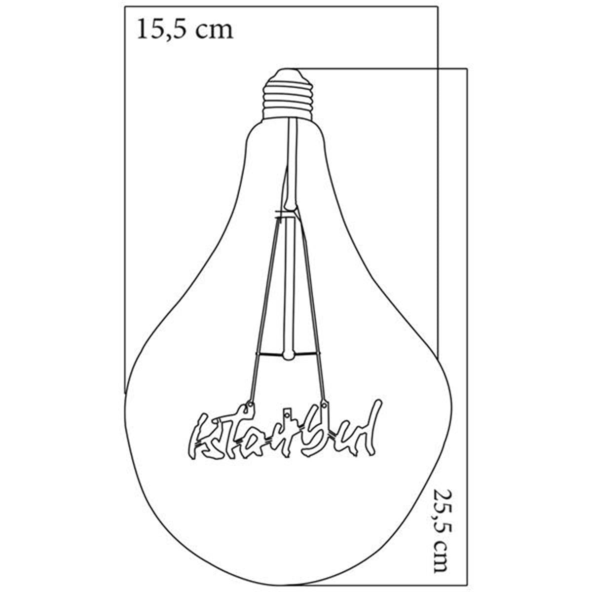 Istanbul Honey Led Bulb 5W 2200K E27 Erd-1453/1 - Heka Lighting & Trading Limited