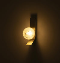 Helsingör Single Bubbly Soft Glass Antique Wall Sconce - Heka Lighting & Trading Limited