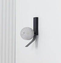 Helsingör Single Bubbly Soft Glass Black Wall Sconce - Heka Lighting & Trading Limited