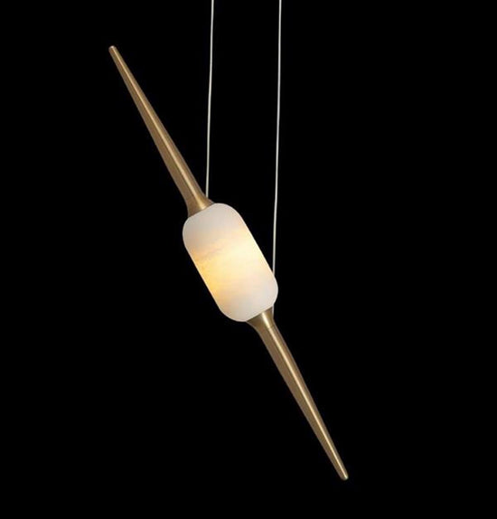 Hermes White Marble Led Pendant Light Chandelier