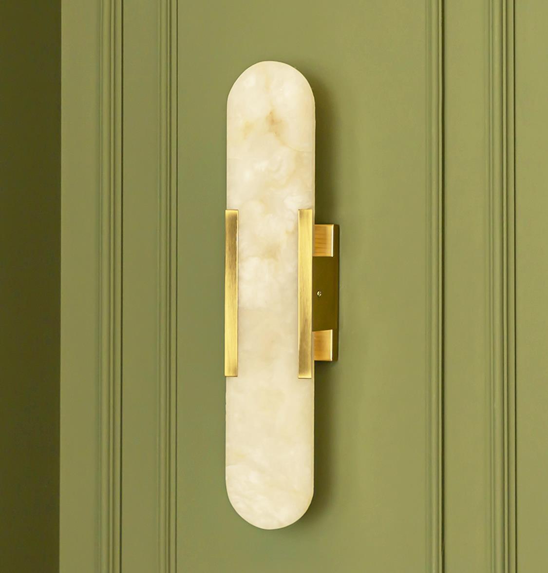 Hristos Antique Marble Wall Sconce - Heka Lighting & Trading Limited