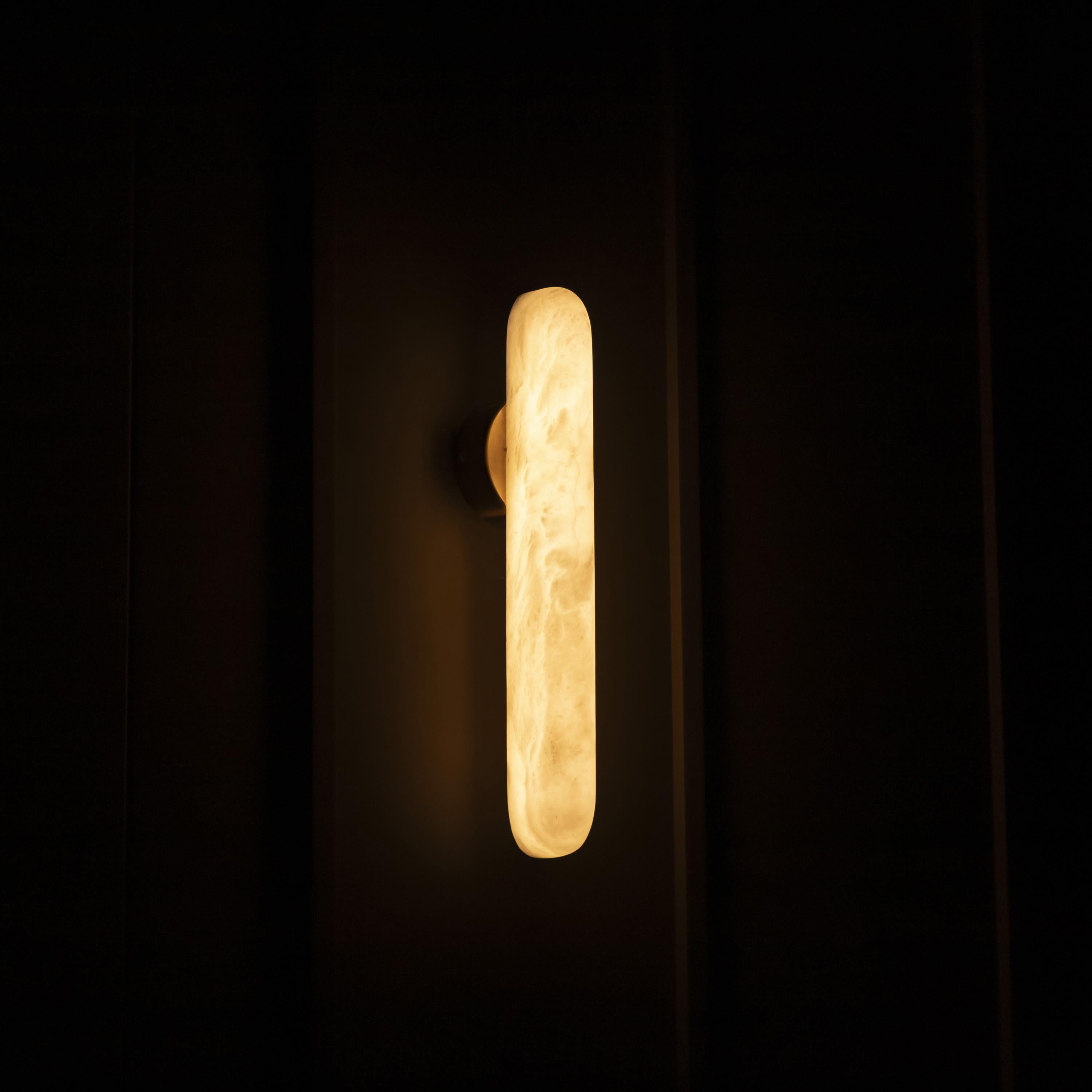 Iguazu Marble Wall Sconce 45 Cm - Heka Lighting & Trading Limited