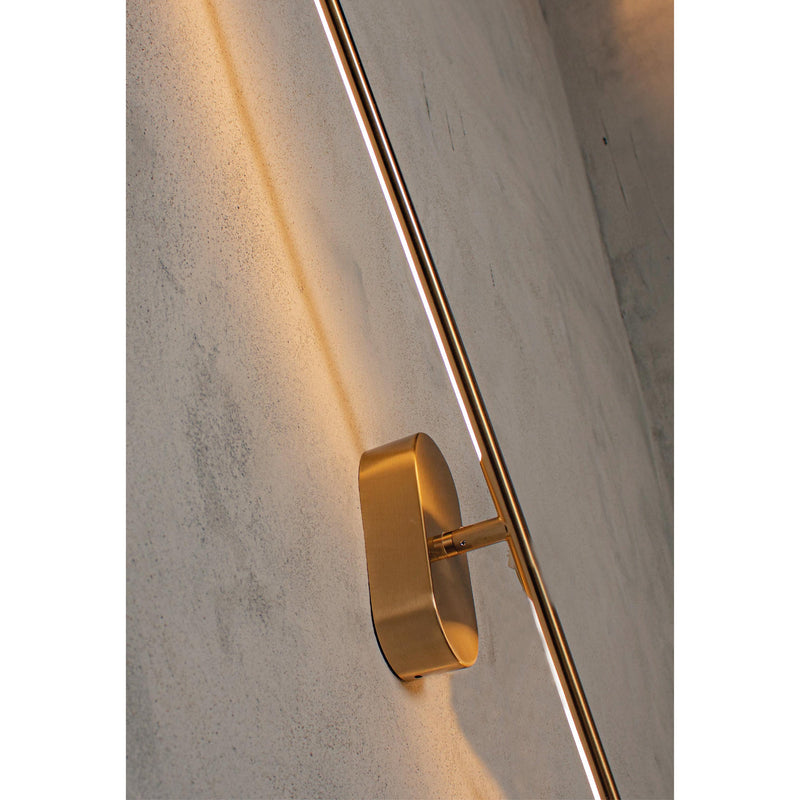 Brass Rotatable Rod Wall Lamp, Modern Handmade Chrome Sconce Wall Light, Housewarming Gift LED Lighting MODEL : ASSOS