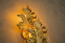 Gence Sycamore Double Leaf Wall Sconce, Natural Shaped Lighting, Handmade Gold Lamp, Home Decor Wall Mounted Lamp, Art Decor Light - Heka Lighting & Trading Limited