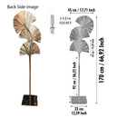 Astara Ginkgo Triple Leaf Floor Lamp, Handmade Art Deco Gold Lamp, Home Decor Art Decor Floor Lighting, Mid Century Floor Light - Heka Lighting & Trading Limited