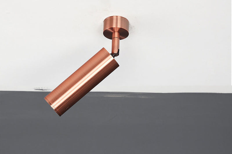 Spot Lamp, Modern Minimalist Brass Wall & Ceiling Light, Art Deco Tube Sconce, Housewarming gift Lighting MODEL : SELINA