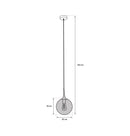 Karatay Honey Glass Pendant Light Chandelier 25 Cm - Heka Lighting & Trading Limited