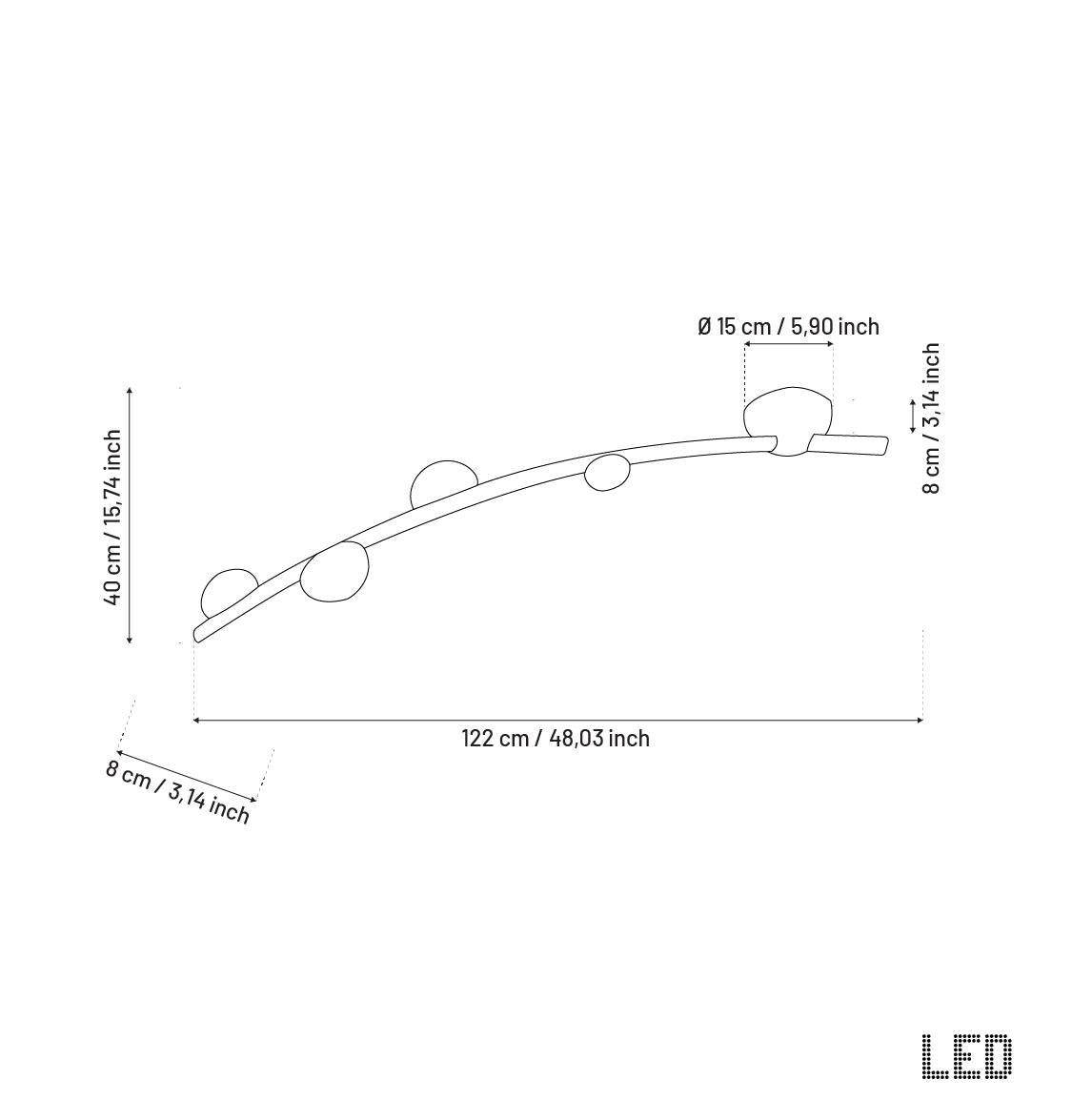 Kinşasa Brown Leather Four Honey Glass Plafonier - Heka Lighting & Trading Limited