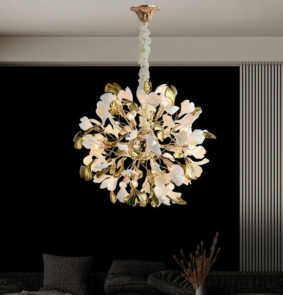 Komor Gold Chandelier 65 Cm