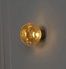 Kopenhag Bubbly Honey Glass Antique Wall Sconce - Heka Lighting & Trading Limited