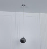 Kopenhag Bubbly Smoked Glass Chrome Pendant Light - Heka Lighting & Trading Limited
