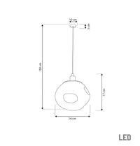 Kopenhag Bubbly Soft Glass Chrome Pendant Light Chandelier - Heka Lighting & Trading Limited