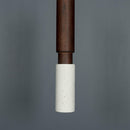 Kovak Single White Concrete Gu10 Pendant Light Chandelier - Heka Lighting & Trading Limited