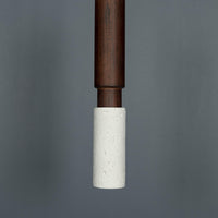 Kovak Single White Concrete Gu10 Pendant Light Chandelier - Heka Lighting & Trading Limited