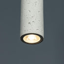 Kovak Single White Concrete Gu10 Pendant Light Chandelier - Heka Lighting & Trading Limited