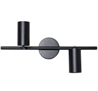 Koza 2-Piece Black Wall Sconce - Heka Lighting & Trading Limited