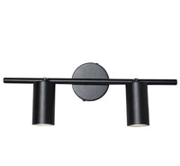 Koza 2-Piece Black Wall Sconce - Heka Lighting & Trading Limited