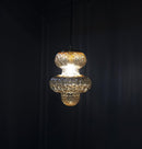 Lange Honey Glass Antique Pendant Light Chandelier 25 Cm - Heka Lighting & Trading Limited
