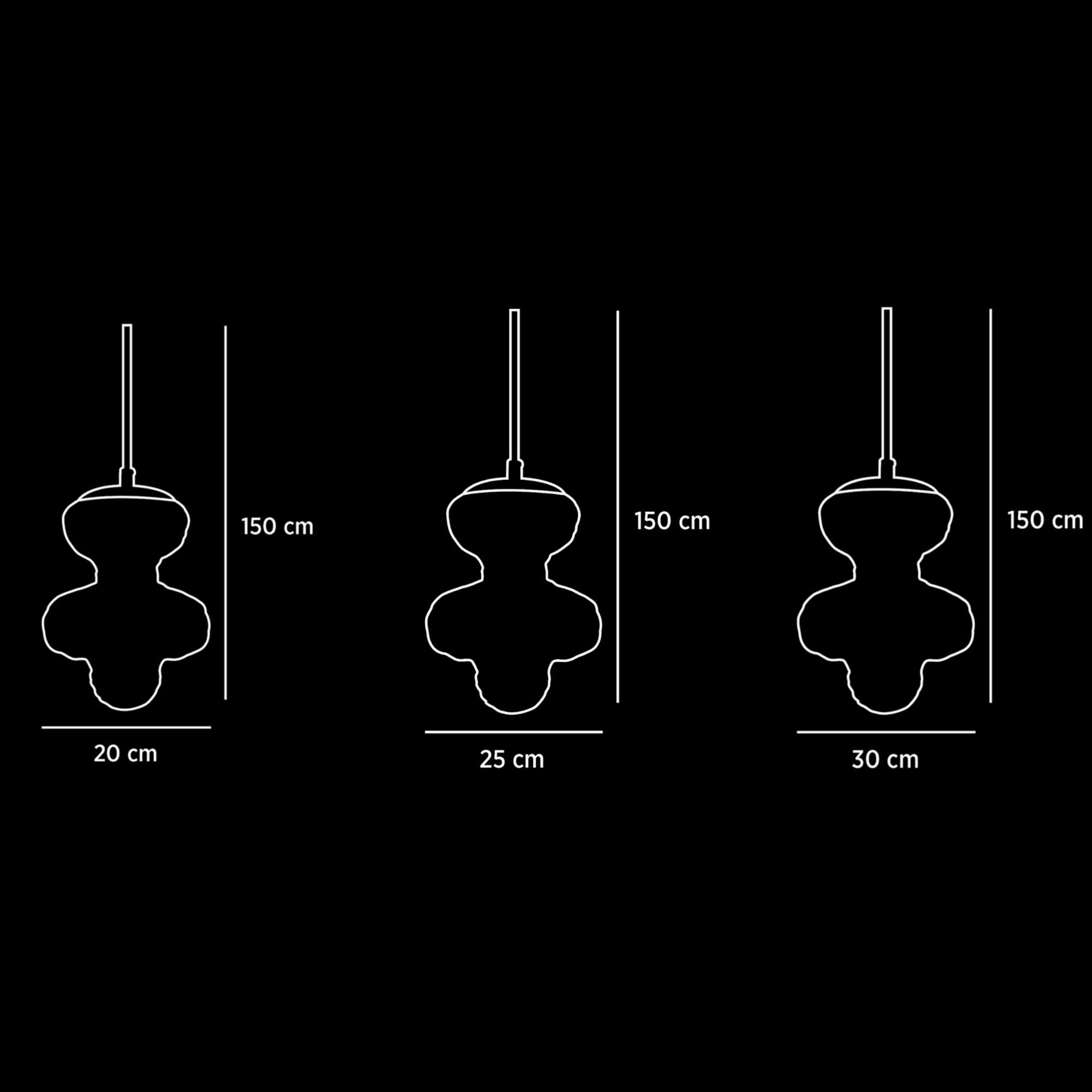 Lange Honey & Clear Glass Pendant Light