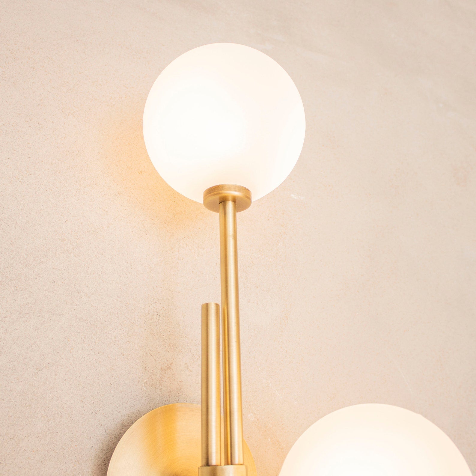 Likya Soft Three Glass Wall Sconce - Heka Lighting & Trading Limited